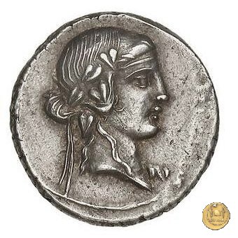 341/2 - denario Q. Titius 90 BC (Roma)