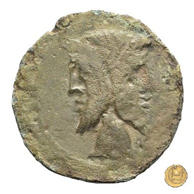 341/4 - asse Q. Titius 90 BC (Roma)