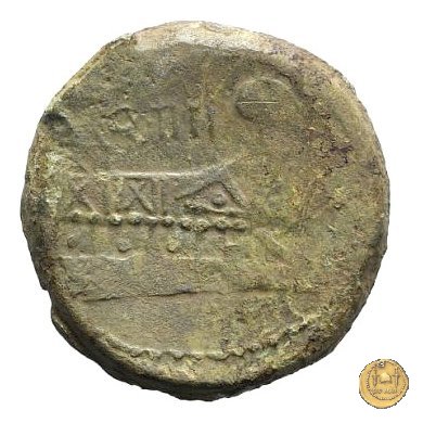 341/4 - asse Q. Titius 90 BC (Roma)