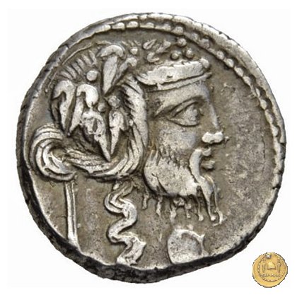 342/1 - denario C. Vibius C.f. Pansa 90 BC (Roma)