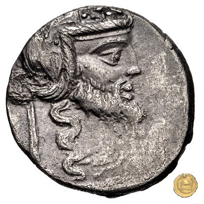 342/1 - denario C. Vibius C.f. Pansa 90 BC (Roma)