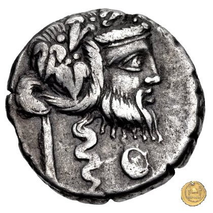 342/1 - denario C. Vibius C.f. Pansa 90 a.C. (Roma)
