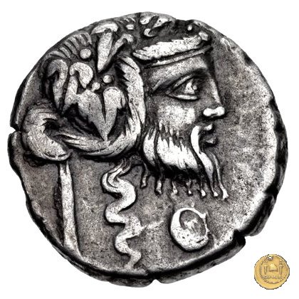 342/1 - denario C. Vibius C.f. Pansa 90 BC (Roma)