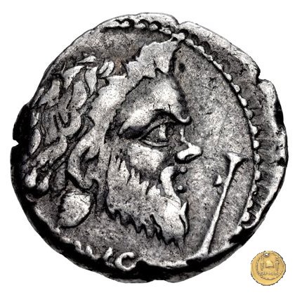 342/1 - denario C. Vibius C.f. Pansa 90 BC (Roma)