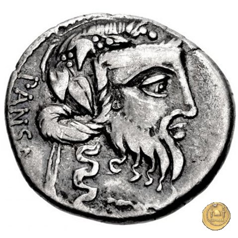 342/1 - denario C. Vibius C.f. Pansa 90 BC (Roma)