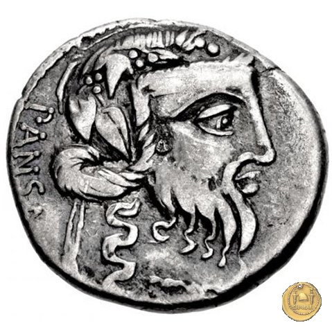 342/1 - denario C. Vibius C.f. Pansa 90 BC (Roma)