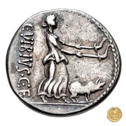 342/3 - denario C. Vibius C.f. Pansa 90 BC (Roma)