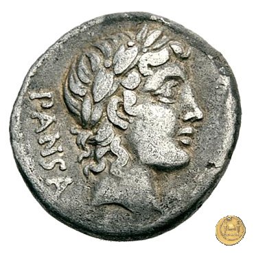 342/4 - denario C. Vibius C.f. Pansa 90 BC (Roma)