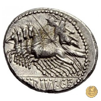 342/4 - denario C. Vibius C.f. Pansa 90 BC (Roma)