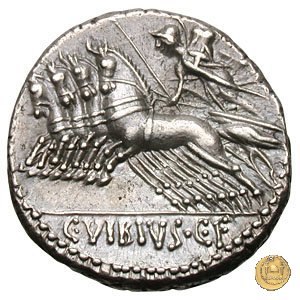 342/4 - denario C. Vibius C.f. Pansa 90 BC (Roma)