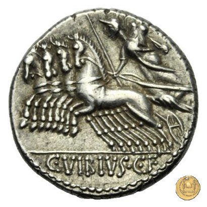 342/4 - denario C. Vibius C.f. Pansa 90 a.C. (Roma)