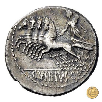 342/4 - denario C. Vibius C.f. Pansa 90 BC (Roma)