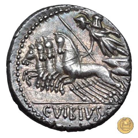 342/4 - denario C. Vibius C.f. Pansa 90 BC (Roma)