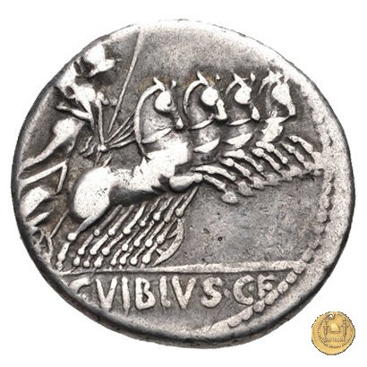 342/5 - denario C. Vibius C.f. Pansa 90 BC (Roma)