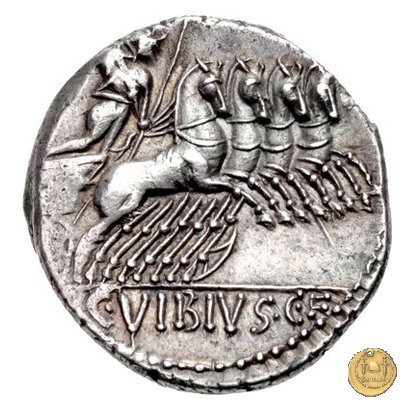 342/5 - denario C. Vibius C.f. Pansa 90 BC (Roma)