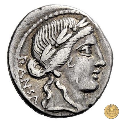 342/5 - denario C. Vibius C.f. Pansa 90 BC (Roma)