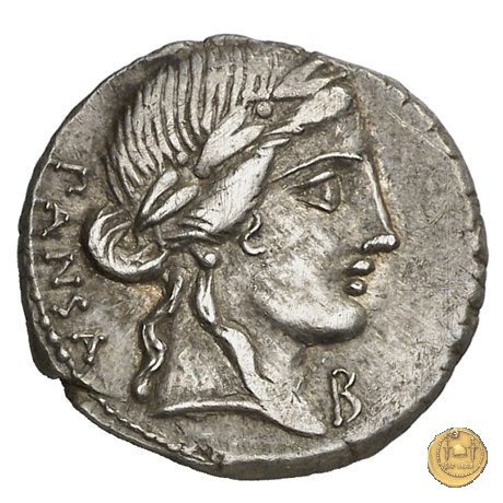 342/5 - denario C. Vibius C.f. Pansa 90 BC (Roma)