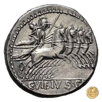 342/5 - denario C. Vibius C.f. Pansa 90 a.C. (Roma)