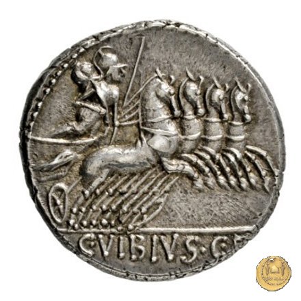 342/5 - denario C. Vibius C.f. Pansa 90 BC (Roma)