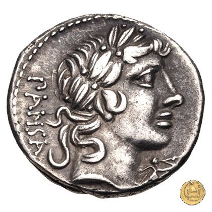 342/5 - denario C. Vibius C.f. Pansa 90 BC (Roma)