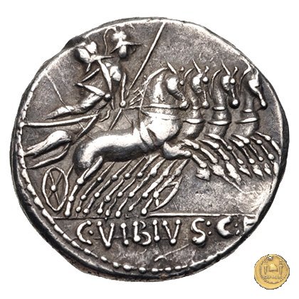 342/5 - denario C. Vibius C.f. Pansa 90 a.C. (Roma)