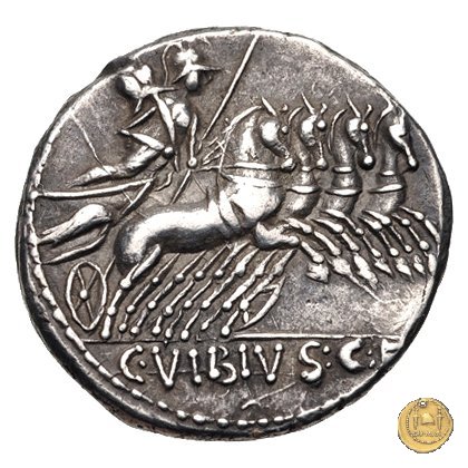 342/5 - denario C. Vibius C.f. Pansa 90 BC (Roma)