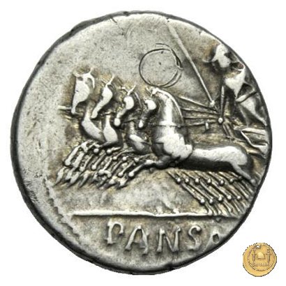 342/6 - denario C. Vibius C.f. Pansa 90 BC (Roma)