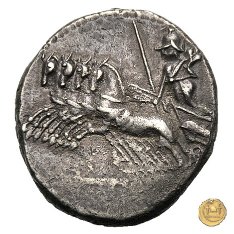 342/6 - denario C. Vibius C.f. Pansa 90 a.C. (Roma)