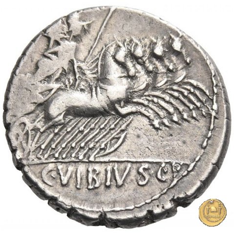 342/6 - denario C. Vibius C.f. Pansa 90 BC (Roma)