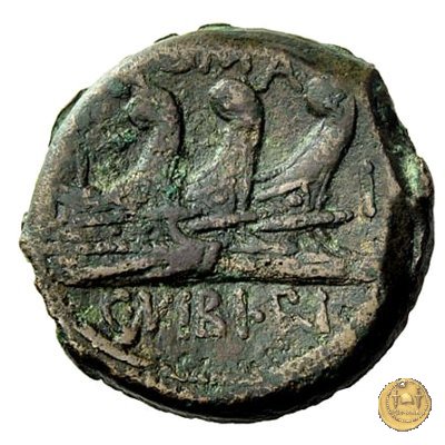 342/7 - asse C. Vibius C.f. Pansa 90 BC (Roma)