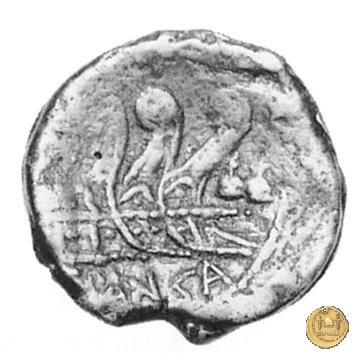 342/7 - asse C. Vibius C.f. Pansa 90 BC (Roma)