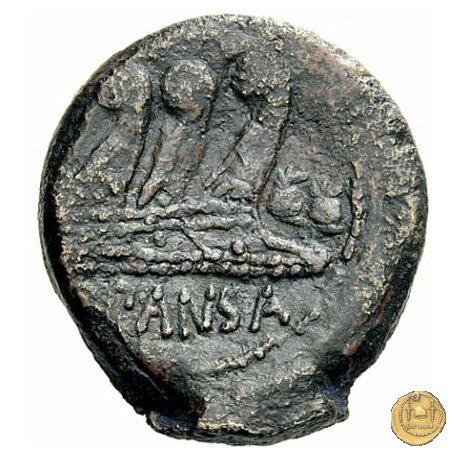 342/7 - asse C. Vibius C.f. Pansa 90 BC (Roma)