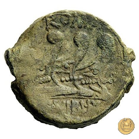 342/7 - asse C. Vibius C.f. Pansa 90 BC (Roma)