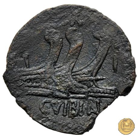 342/7 - asse C. Vibius C.f. Pansa 90 BC (Roma)