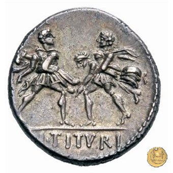344/1 - denario L. Titurius Sabinus 89 BC (Roma)