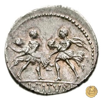 344/1 - denario L. Titurius Sabinus 89 BC (Roma)