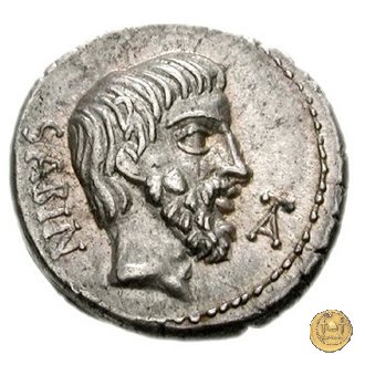 344/1 - denario L. Titurius Sabinus 89 BC (Roma)