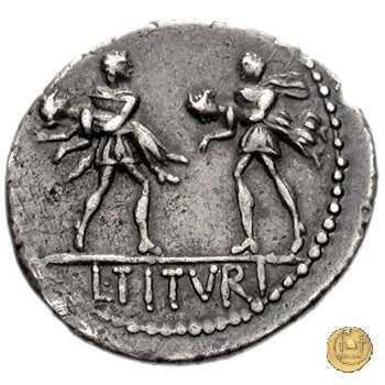 344/1 - denario L. Titurius Sabinus 89 BC (Roma)