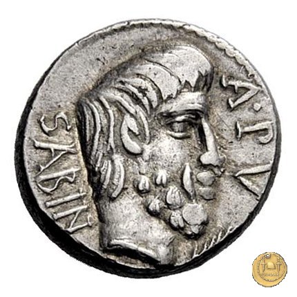 344/1 - denario L. Titurius Sabinus 89 BC (Roma)