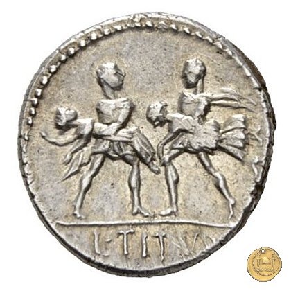 344/1 - denario L. Titurius Sabinus 89 BC (Roma)