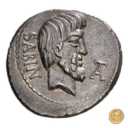 344/1 - denario L. Titurius Sabinus 89 BC (Roma)