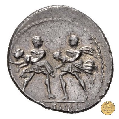 344/1 - denario L. Titurius Sabinus 89 BC (Roma)