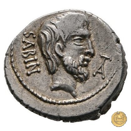 344/1 - denario L. Titurius Sabinus 89 BC (Roma)