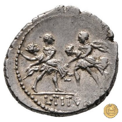 344/1 - denario L. Titurius Sabinus 89 BC (Roma)