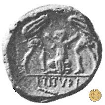 344/2 - denario L. Titurius Sabinus 89 BC (Roma)