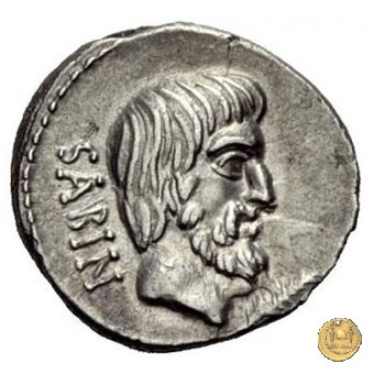 344/2 - denario L. Titurius Sabinus 89 BC (Roma)