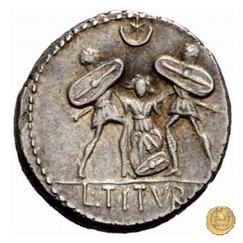 344/2 - denario L. Titurius Sabinus 89 BC (Roma)