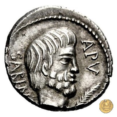 344/2 - denario L. Titurius Sabinus 89 BC (Roma)