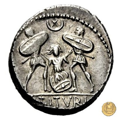 344/2 - denario L. Titurius Sabinus 89 BC (Roma)