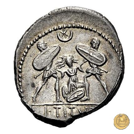 344/2 - denario L. Titurius Sabinus 89 BC (Roma)